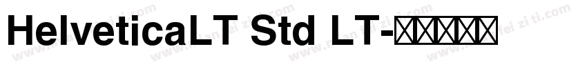 HelveticaLT Std LT字体转换
